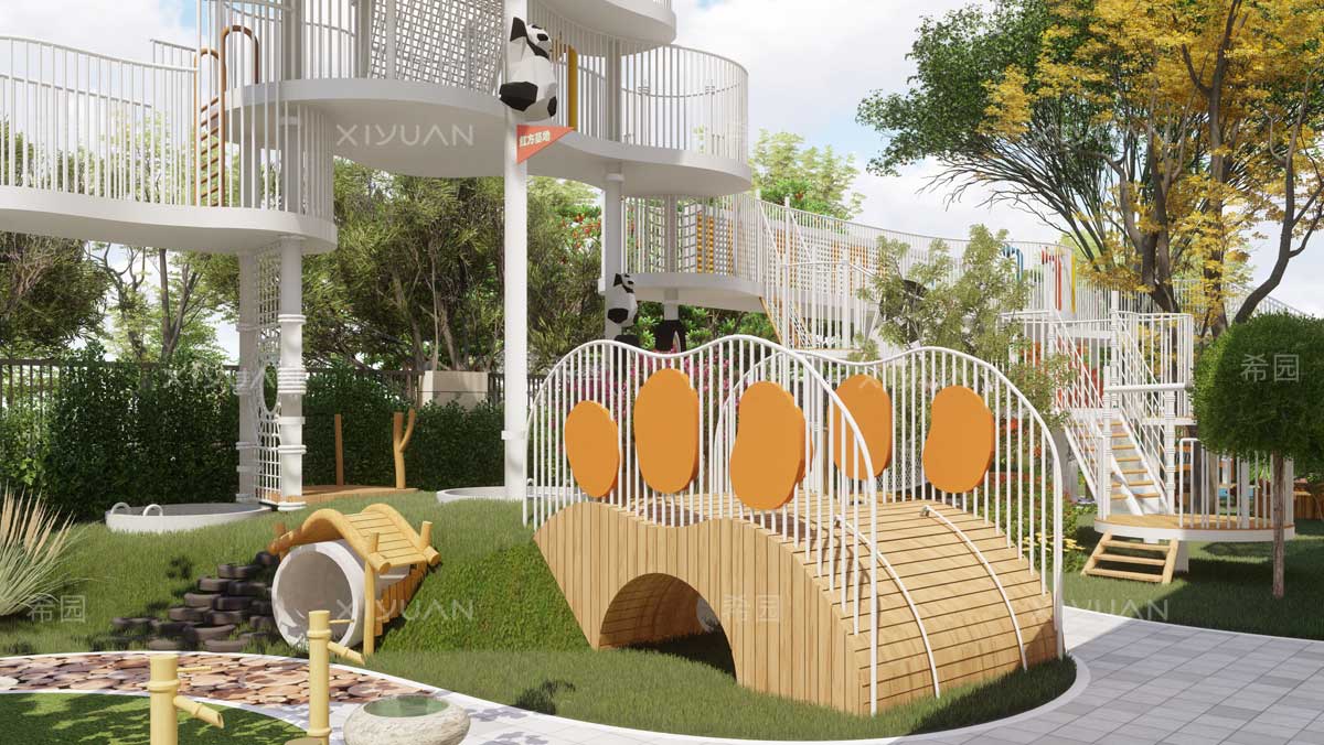 幼兒園攀爬區